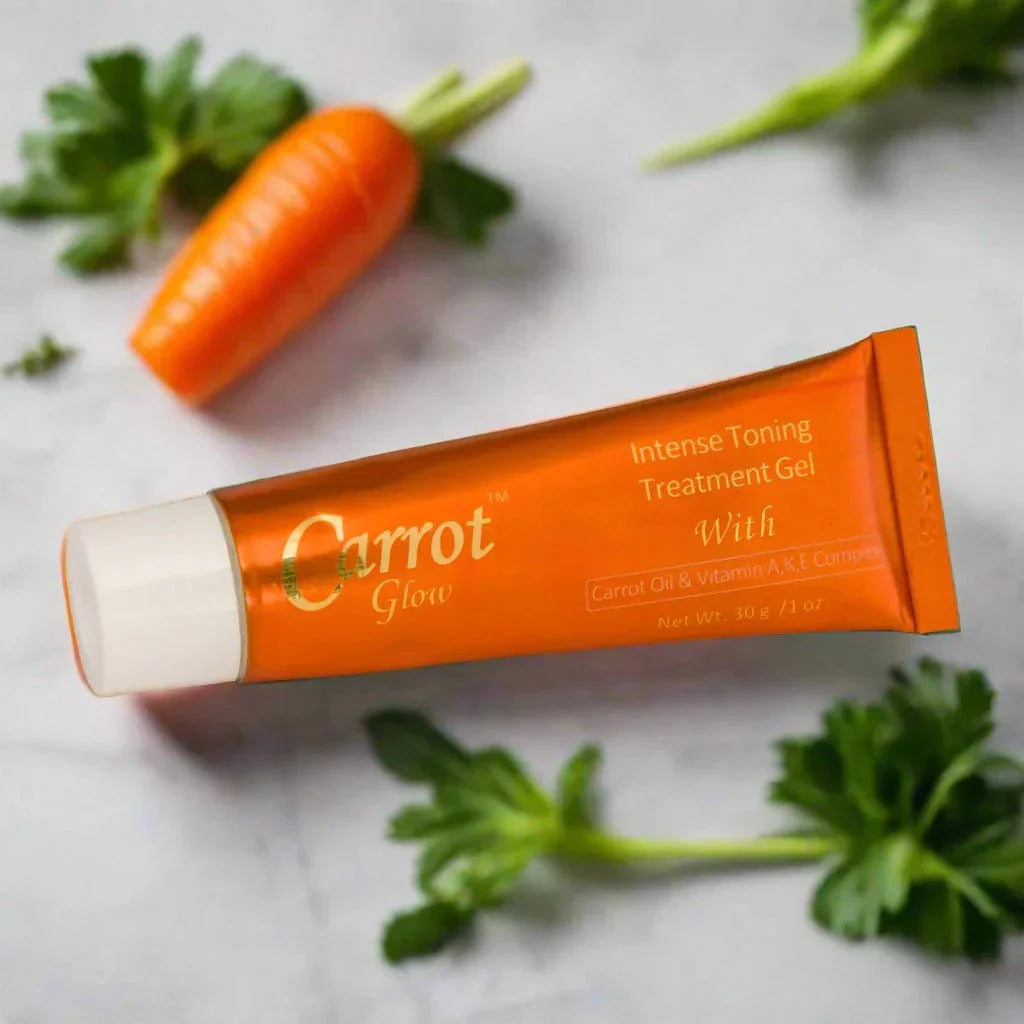 Carrot Glow Tube Gel 1 oz - Bazarora