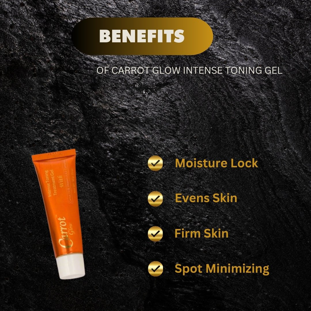 Carrot Glow Tube Gel 1 oz - Bazarora