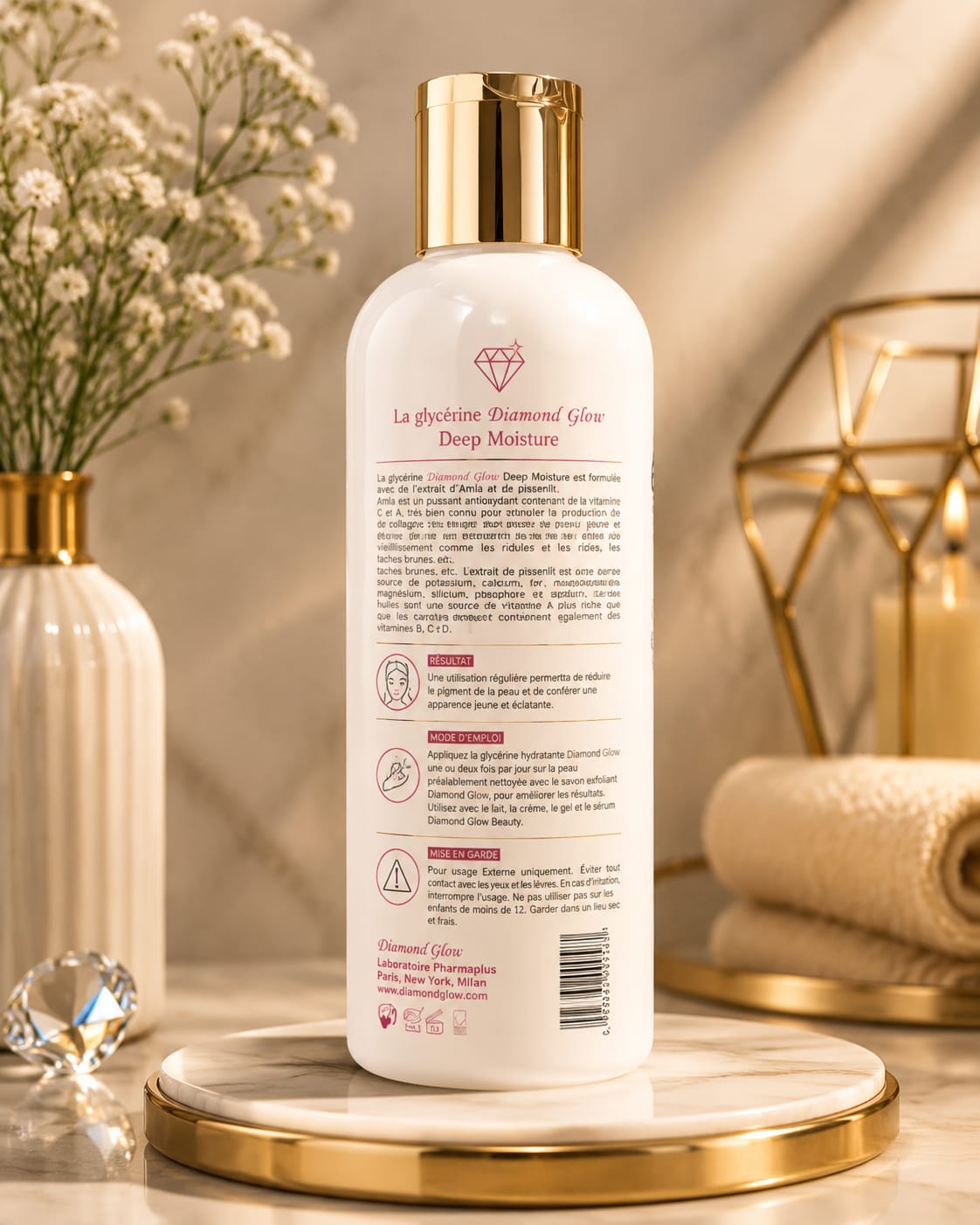 Diamond Glow Elegant Deep Moisture Glycerin 500ml