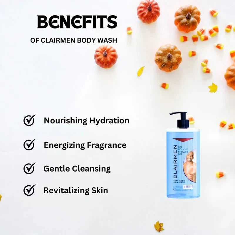 Clairmen Body Wash 1L - Bazarora