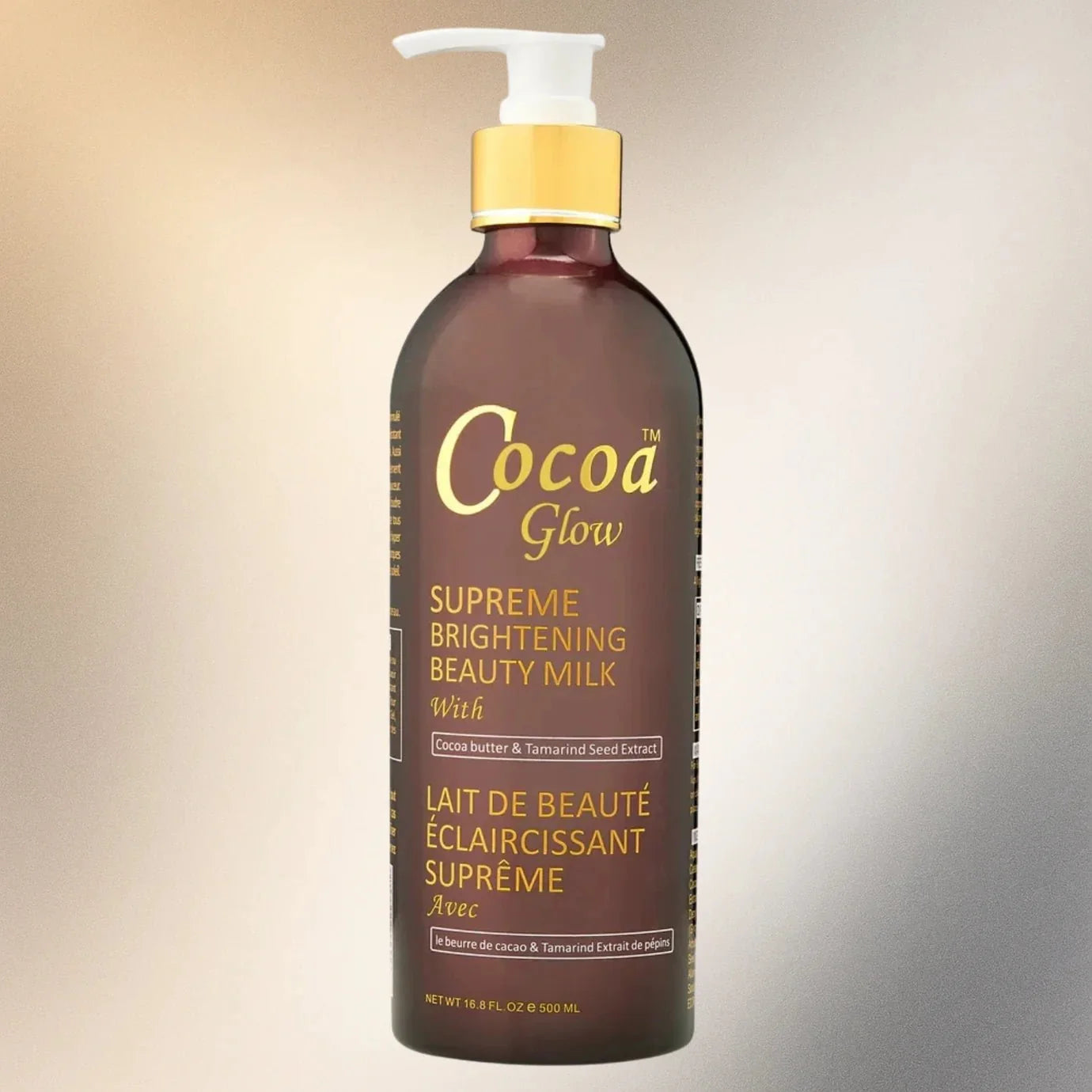 Cocoa Glow Supreme Beauty Milk 16.9 oz - Bazarora