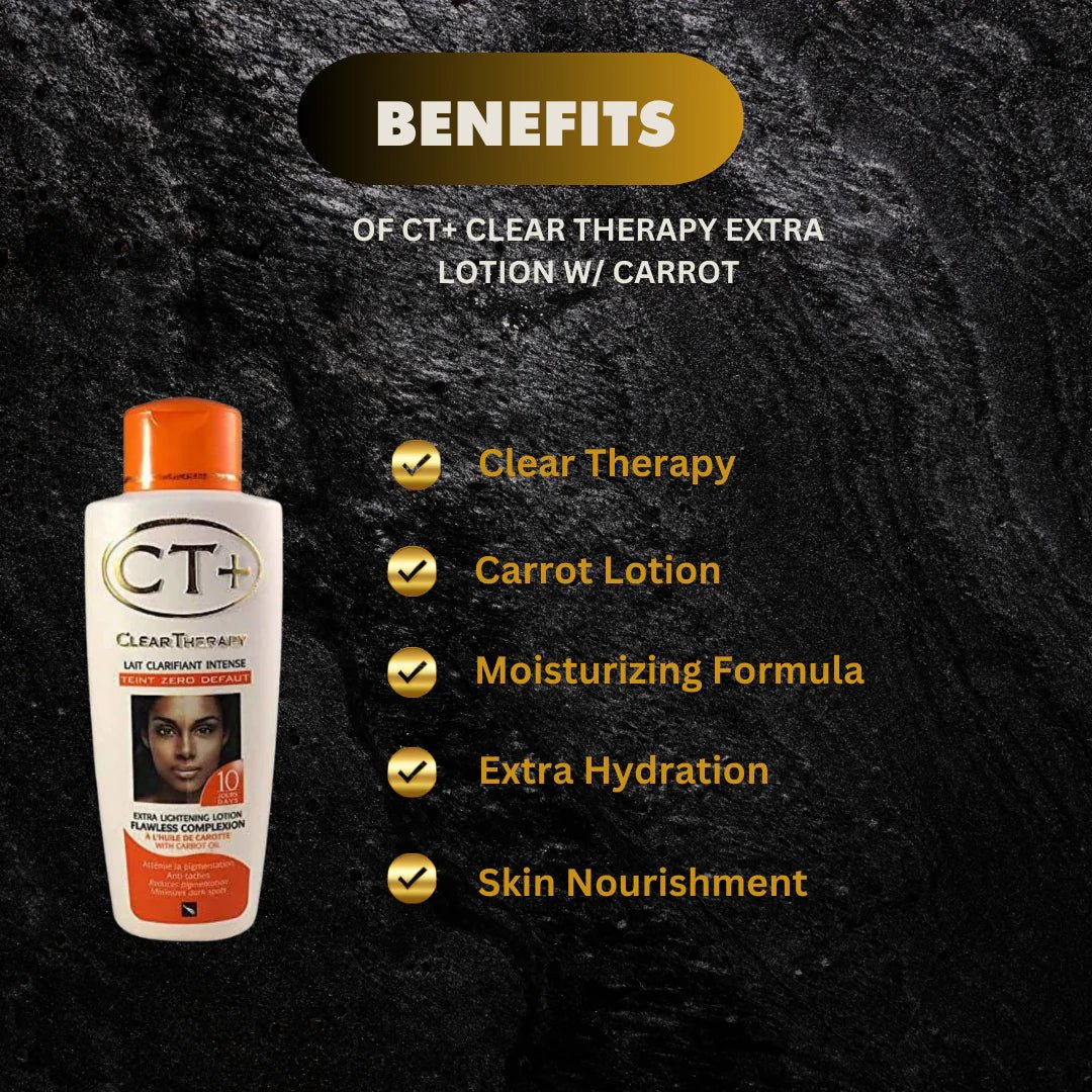 CT+ Extra Lotion with Carrot Oil 250ml - Bazarora