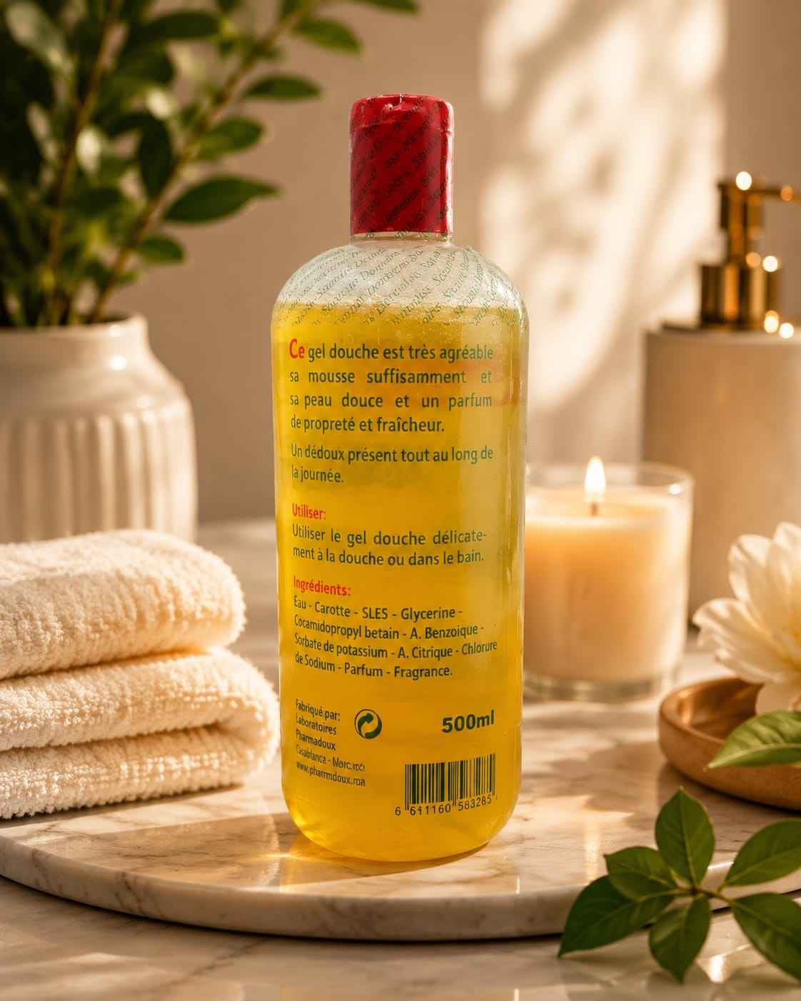 DERMALISS Ultra-Gentle Shower Gel with Carrot Extract 500 ml