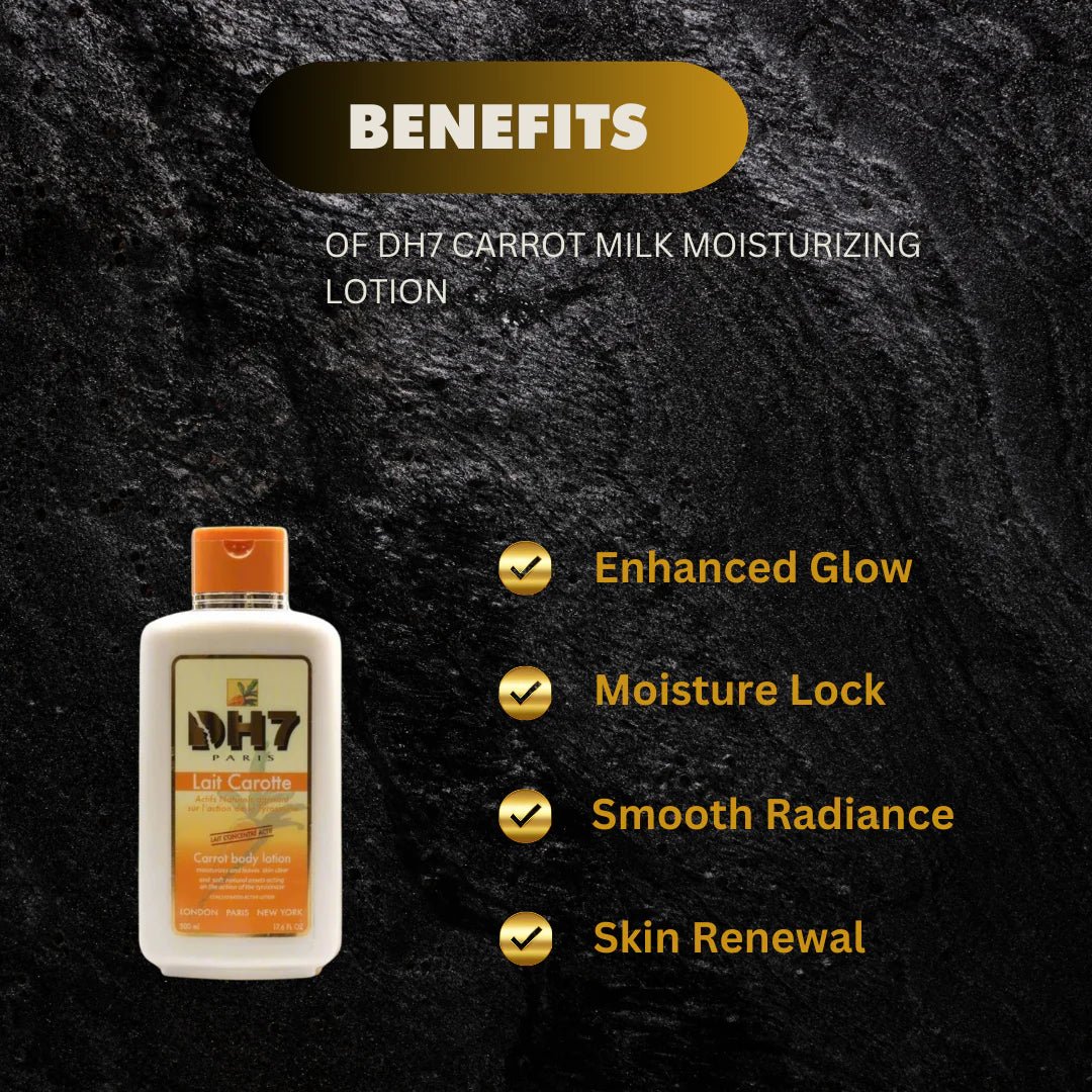 DH7 Carrot Milk Moisturizing Lotion 16.9 oz - Bazarora