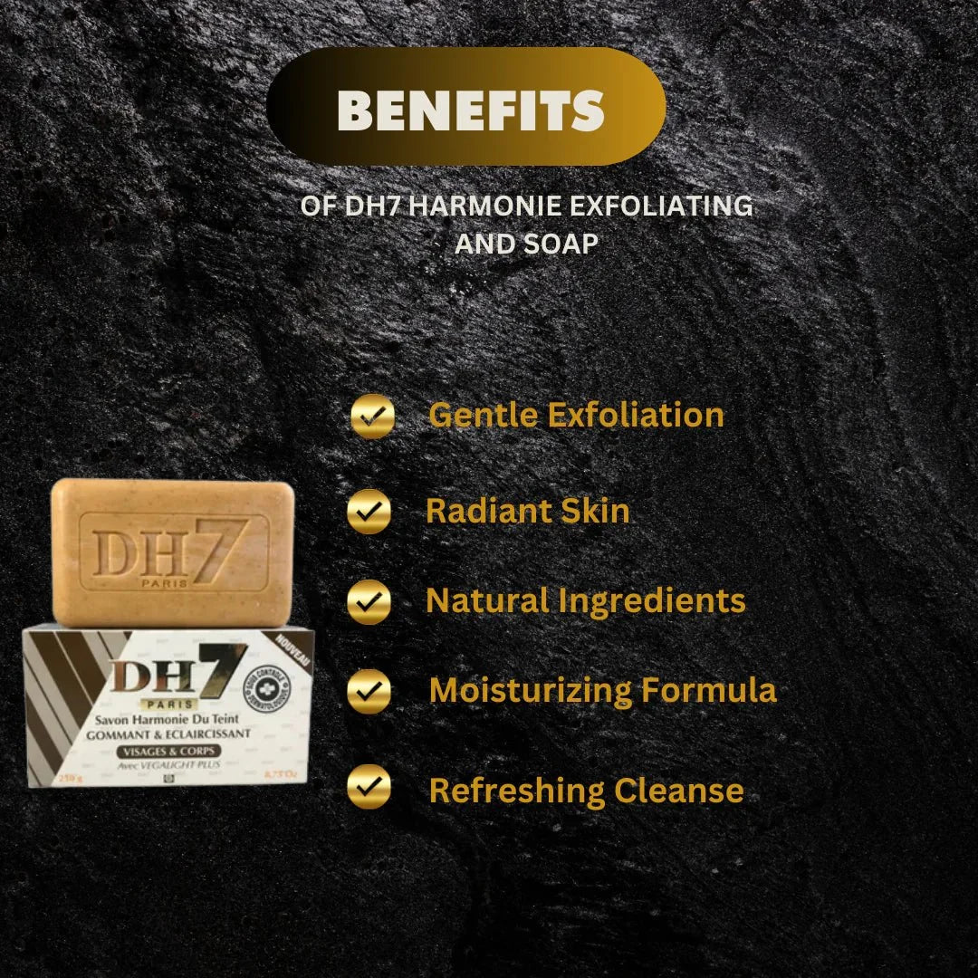 DH7 Harmonie Soap with Volcanic Sand 8.75oz / 250g - Bazarora