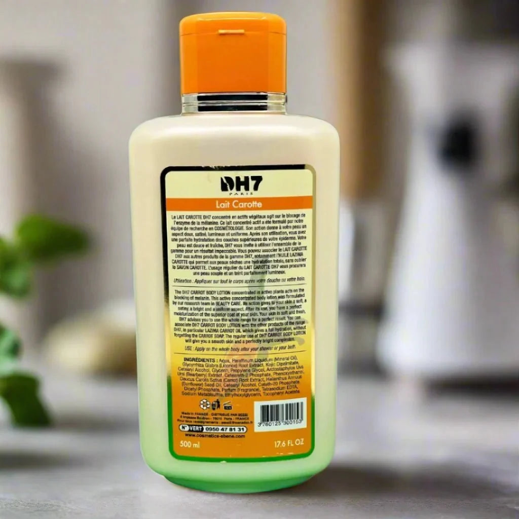 DH7 Lait Carotte Body Lotion 500 ml - Bazarora