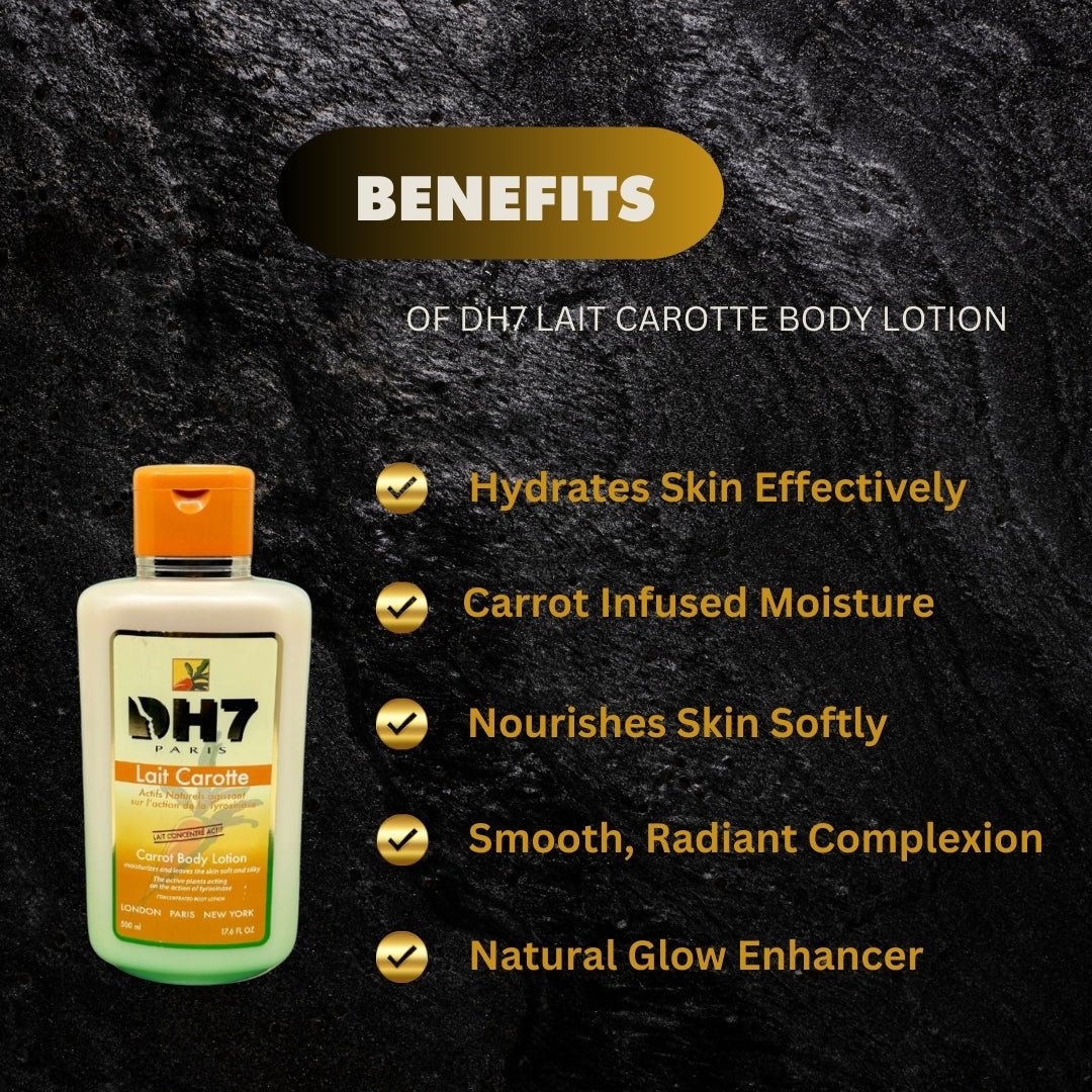 DH7 Lait Carotte Body Lotion 500 ml - Bazarora