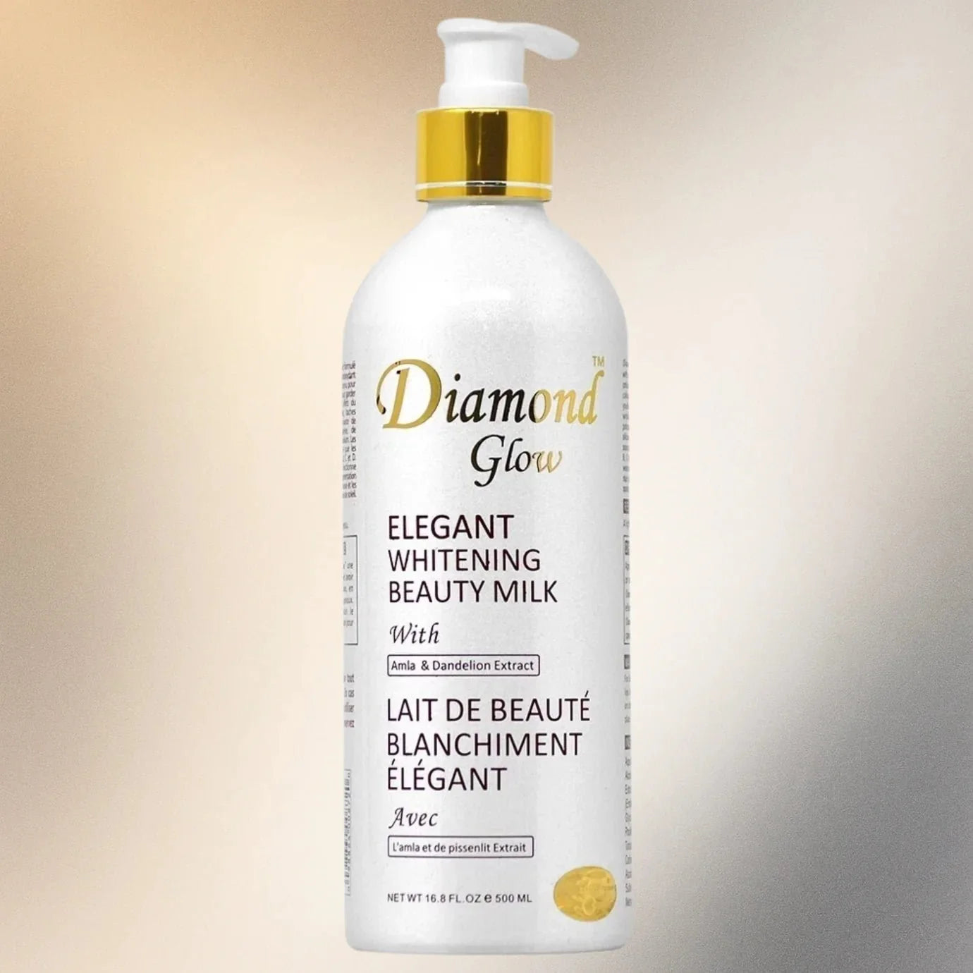 Diamond Glow Elegant Beauty Milk 16.8 oz - Bazarora