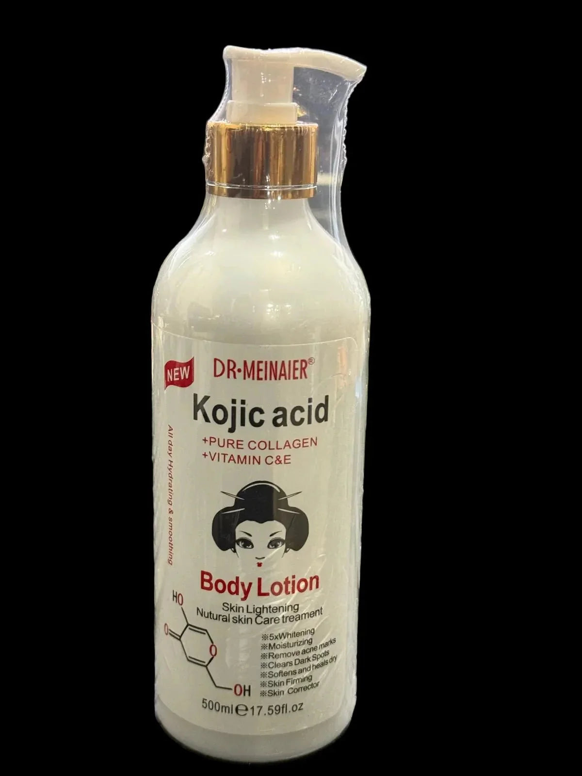 DR. MEINAIER Kojic Acid Body Lotion 500 ml - Bazarora