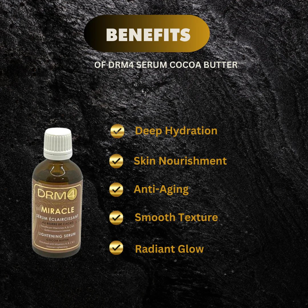 DRM4 Cocoa Butter Nourishing Serum 50ml / 1.69oz - Bazarora