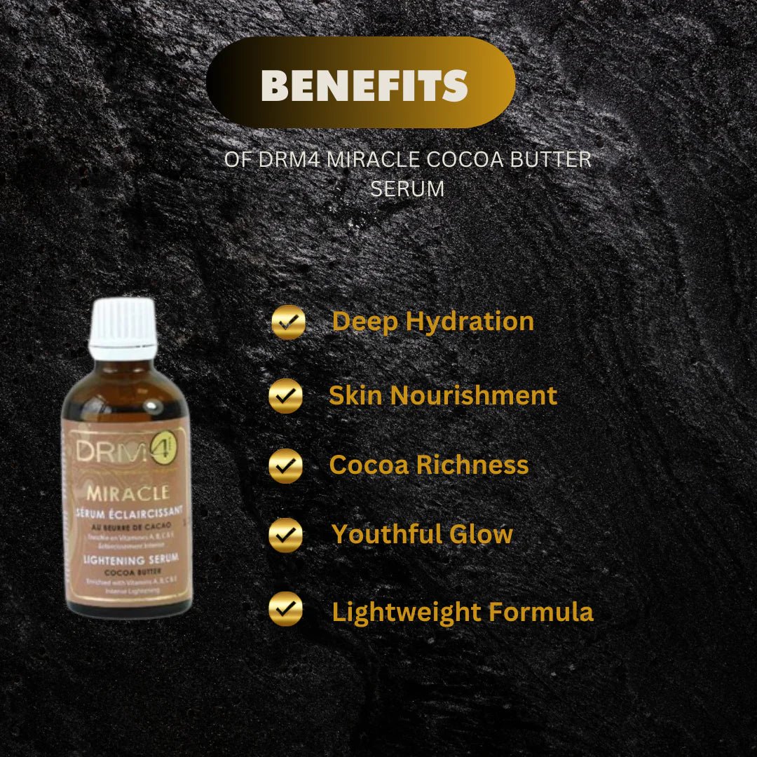 DRM4 Miracle Cocoa Butter Nourishing Serum 1.66oz - Bazarora