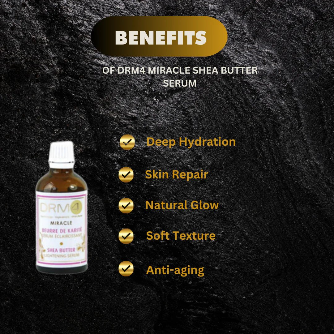 DRM4 Miracle Shea Butter Nourishing Serum 1.66oz - Bazarora