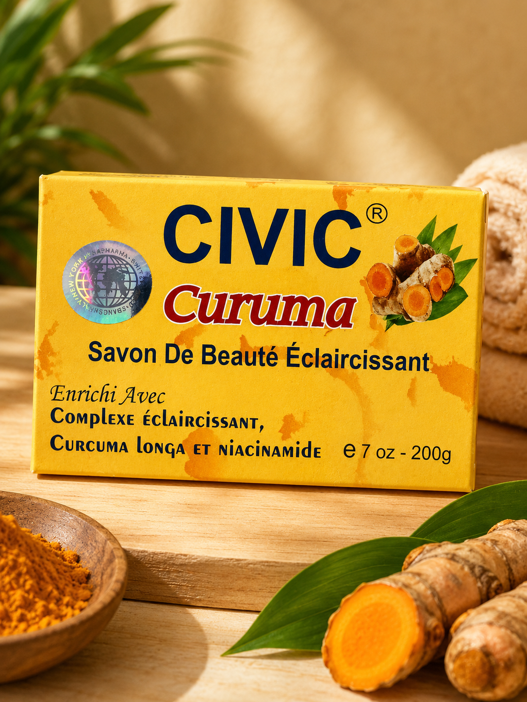 Civic Turmeric Soap 7 oz / 200 g