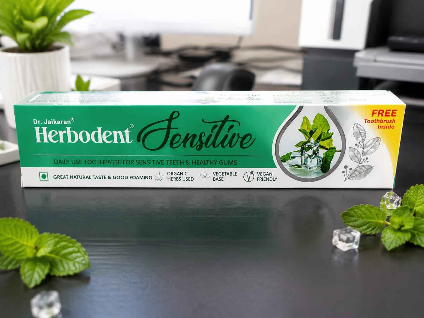 Herbodent Sensitive Toothpaste – Fluoride Free Daily Oral Care