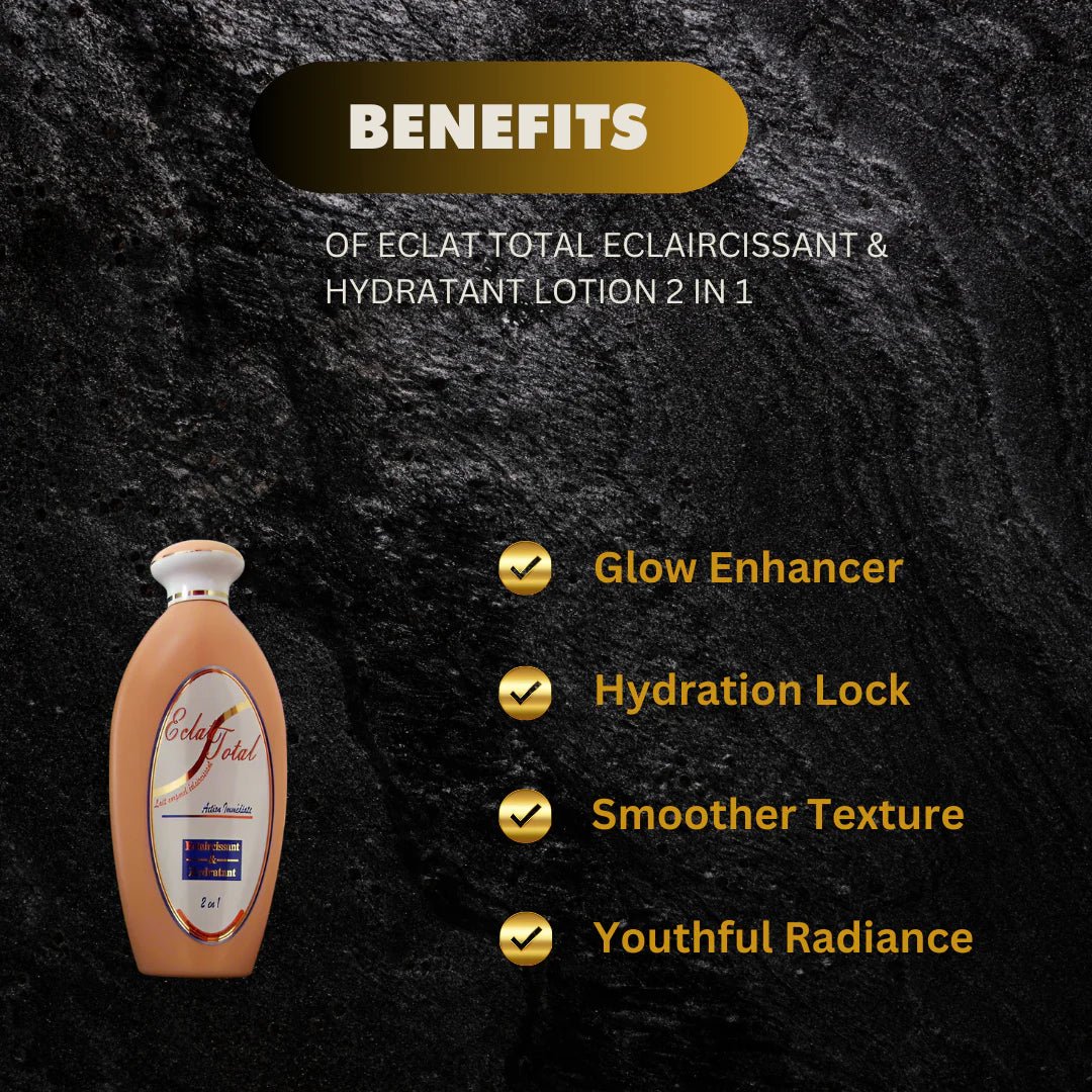 Eclat Total 2-in-1 Hydrating & Smoothing Body Lotion 500ml - Bazarora