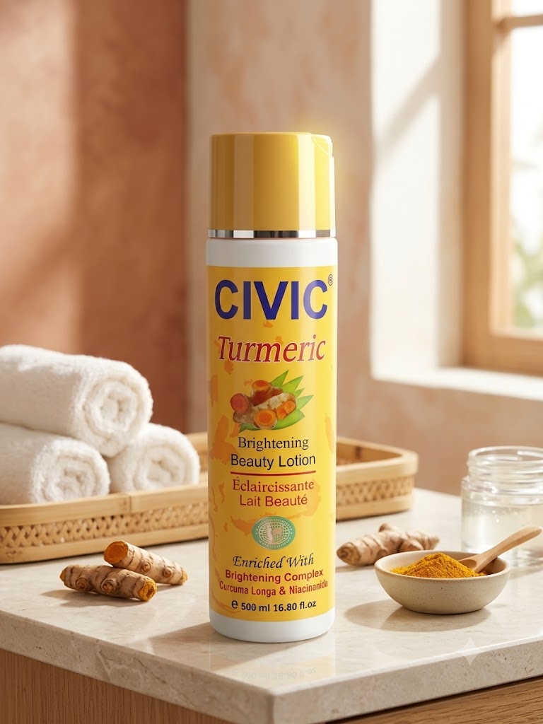 Civic Turmeric Lotion – 500 ml / 16.80 fl oz