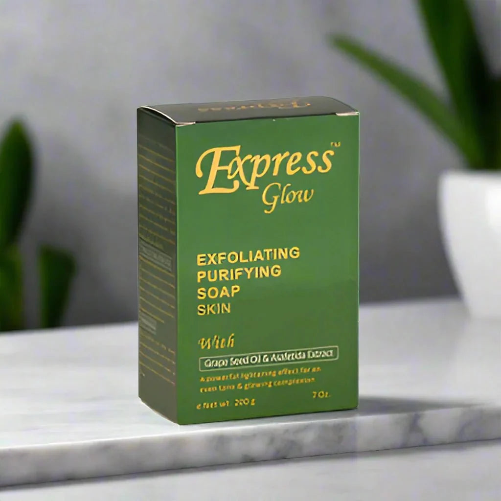 Express Glow Cleansing Soap Bar 7 oz - Bazarora