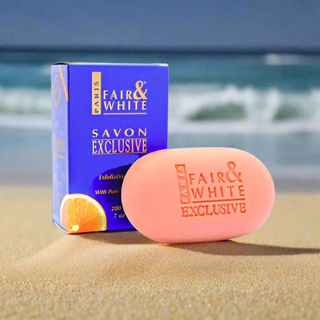 Fair & White Exclusive Body Soap with Vitamin C 7 oz - Bazarora