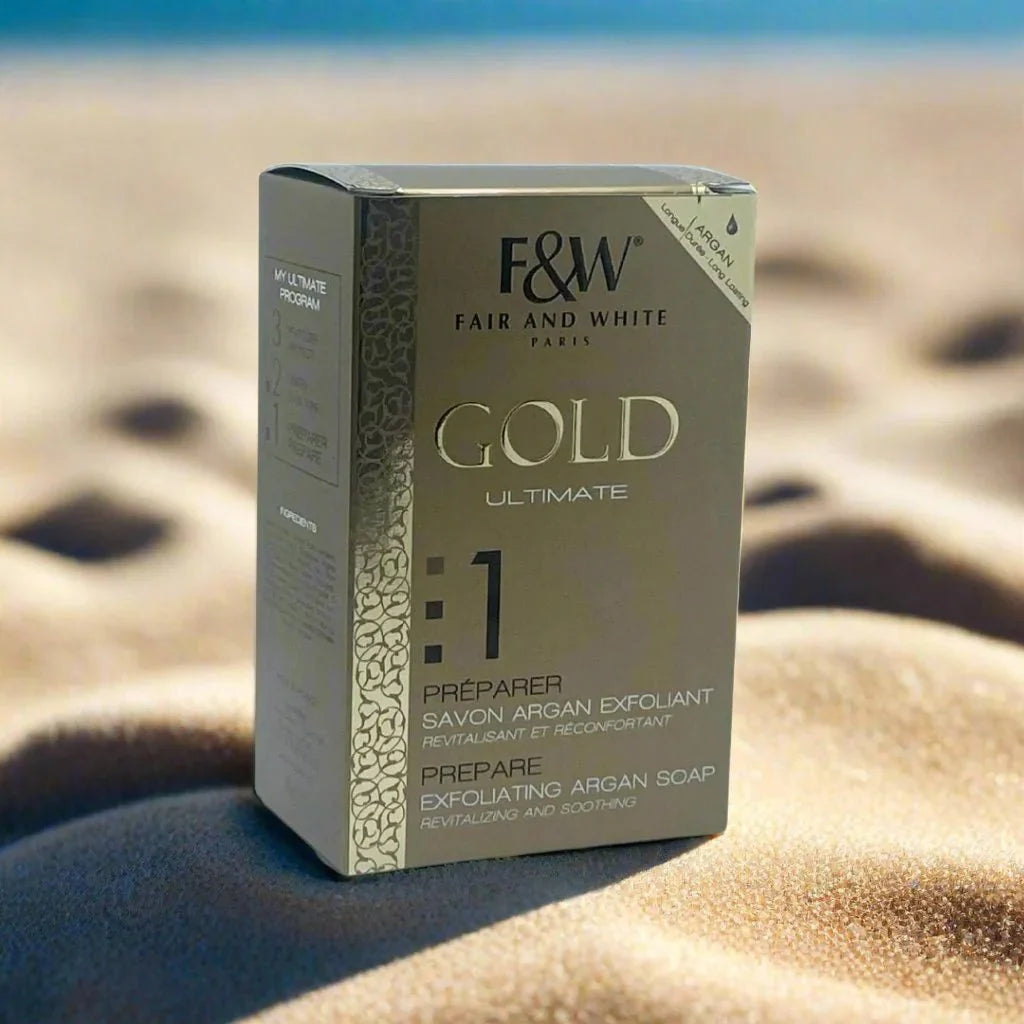 Fair & White Gold 1 Soap with Argan Oil 200 g - Bazarora