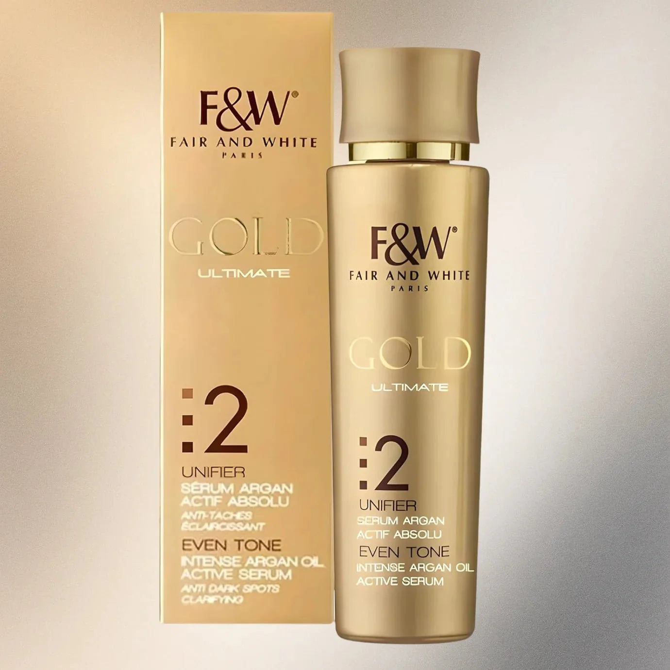 Fair & White Gold 2 Argan Oil Face Serum 30ml - Bazarora