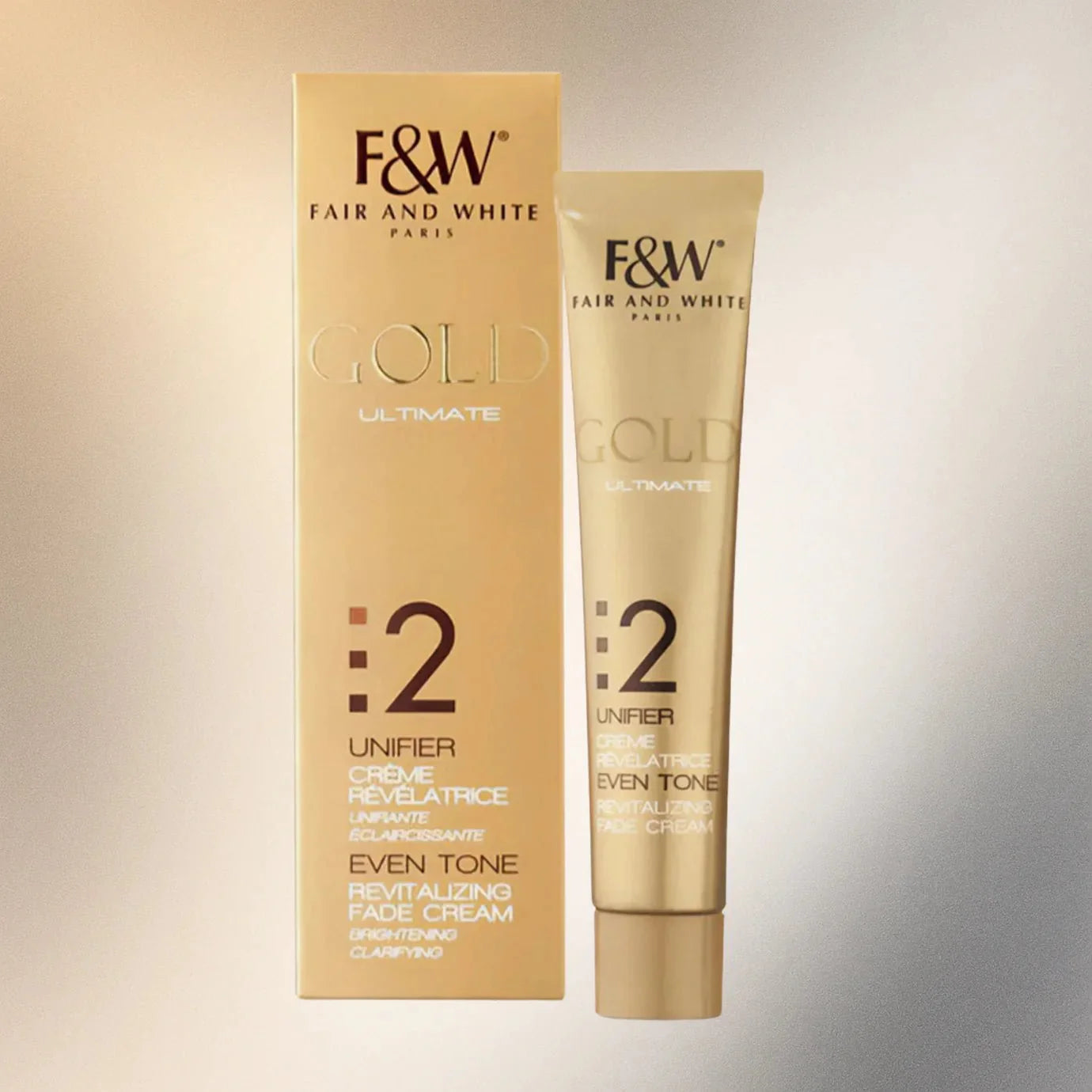 Fair & White Gold 2 Revitalizing Face Cream with Vitamin C 1.7 oz - Bazarora