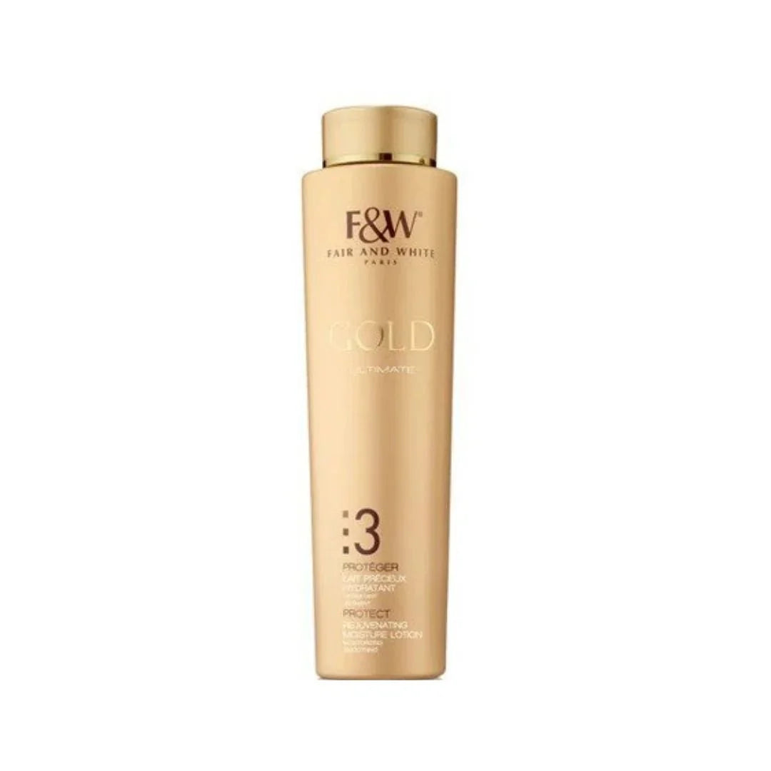 Fair & White Gold 3 Moisturizing Body Lotion 500ml / 17.6 oz - Bazarora