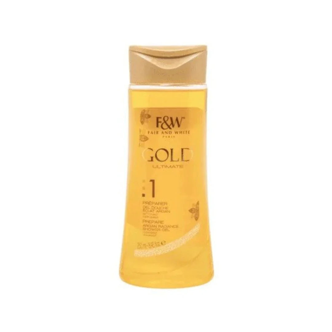 Fair & White Gold Argan Body Wash 250ml – Gentle Daily - Bazarora