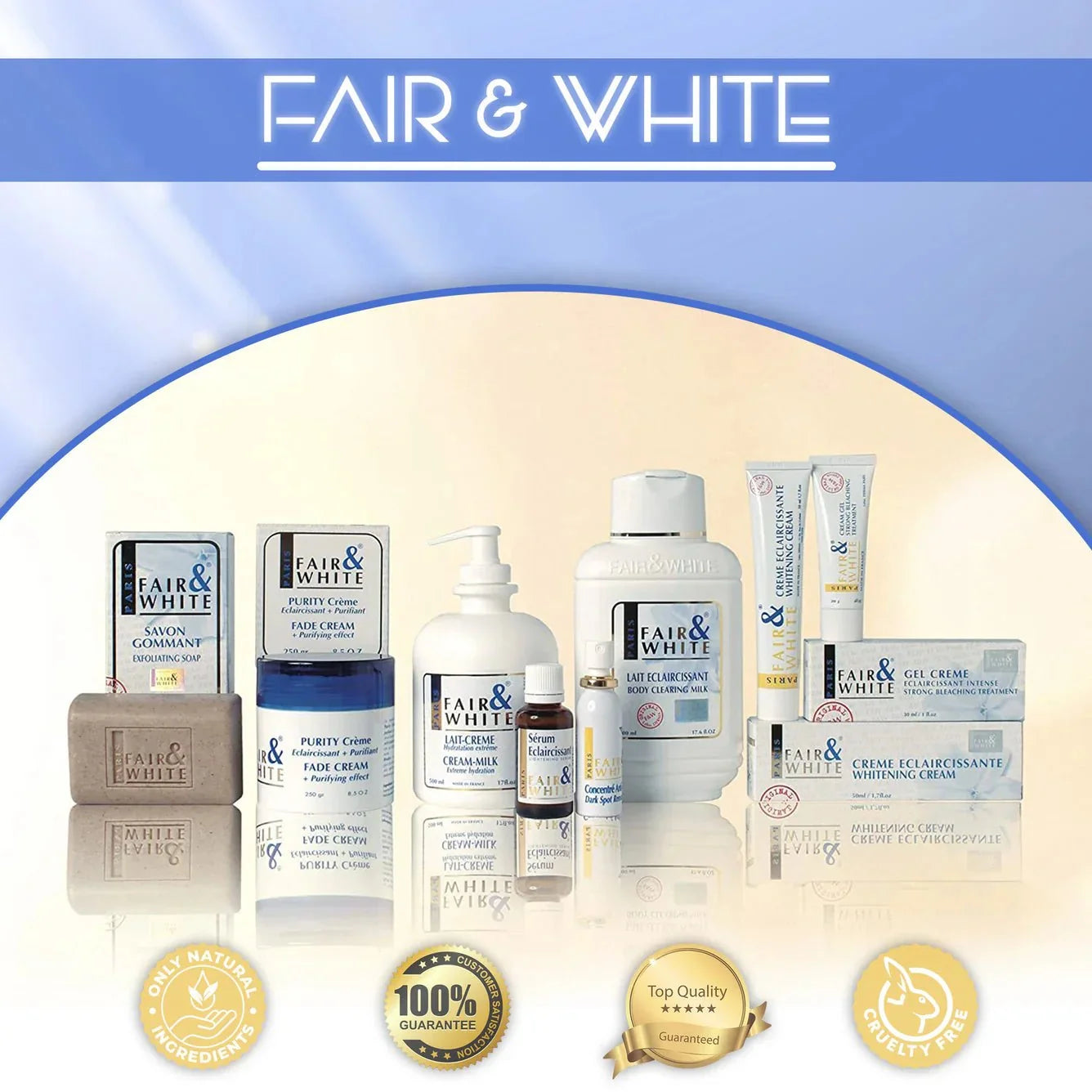 Fair & White Original Body Milk Lotion 17 oz / 500 ml - Bazarora
