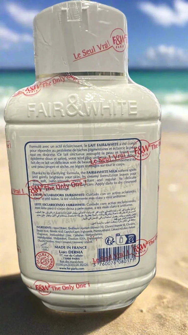 Fair & White Original Body Milk Lotion 17 oz / 500 ml - Bazarora
