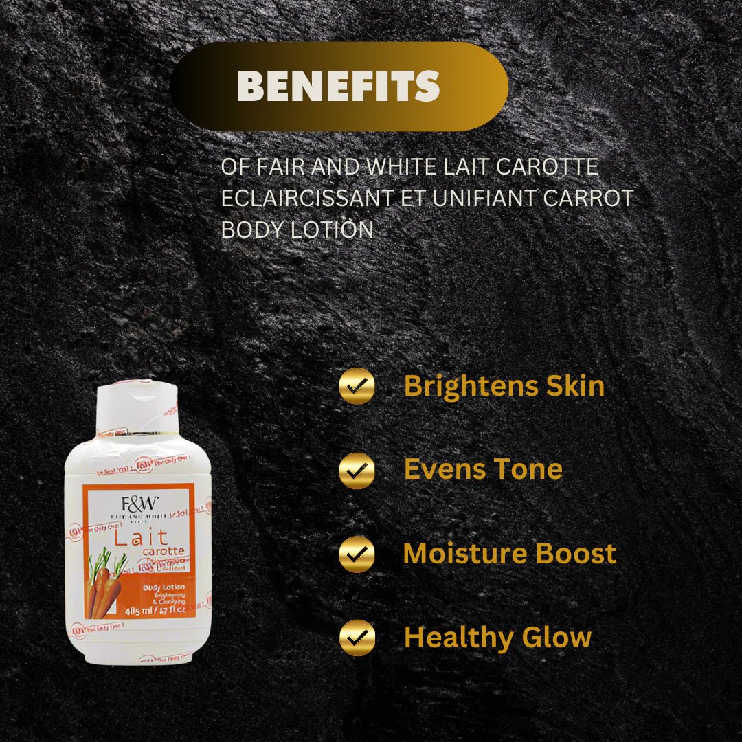 Fair & White Original Carrot Body Lotion 485 ml - Bazarora