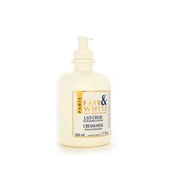 Fair & White Original Cream-Milk Body Lotion with Pump 500ml - Bazarora