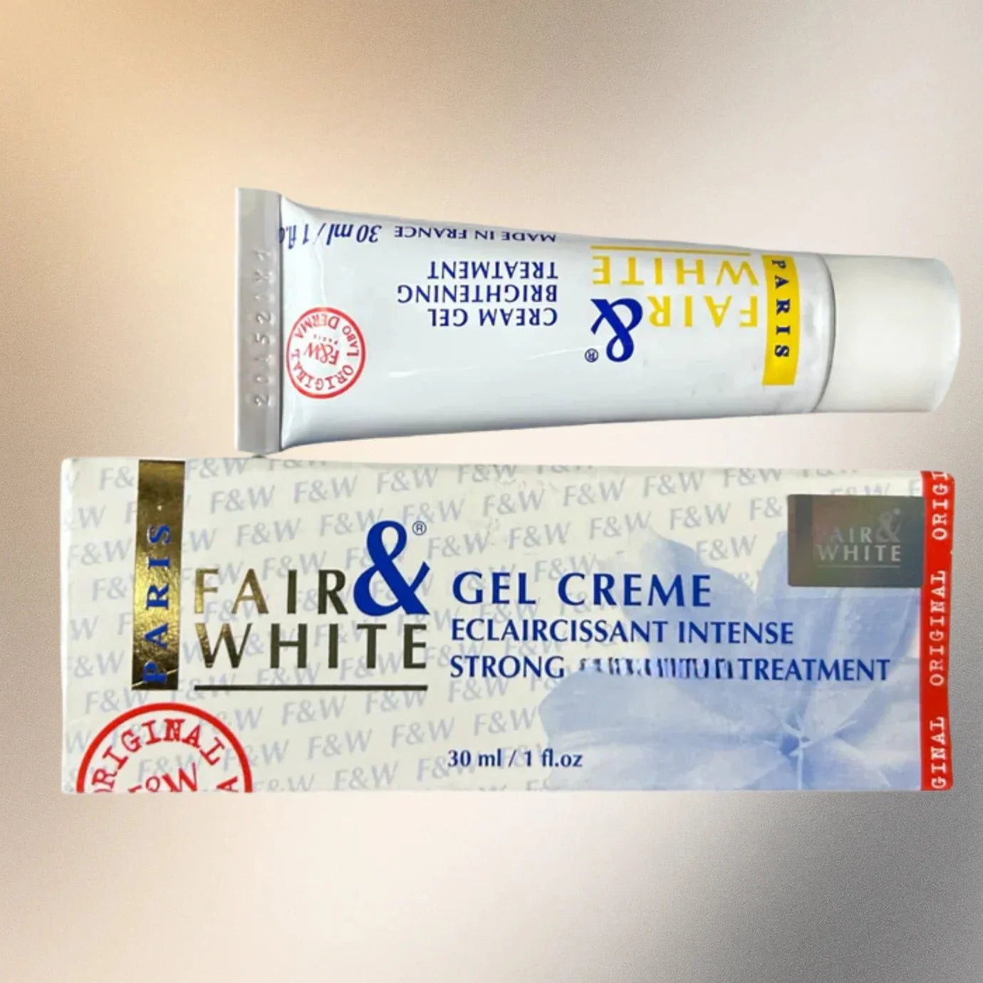 Fair & White Original Gel Cream with Vitamin E 1 oz - Bazarora