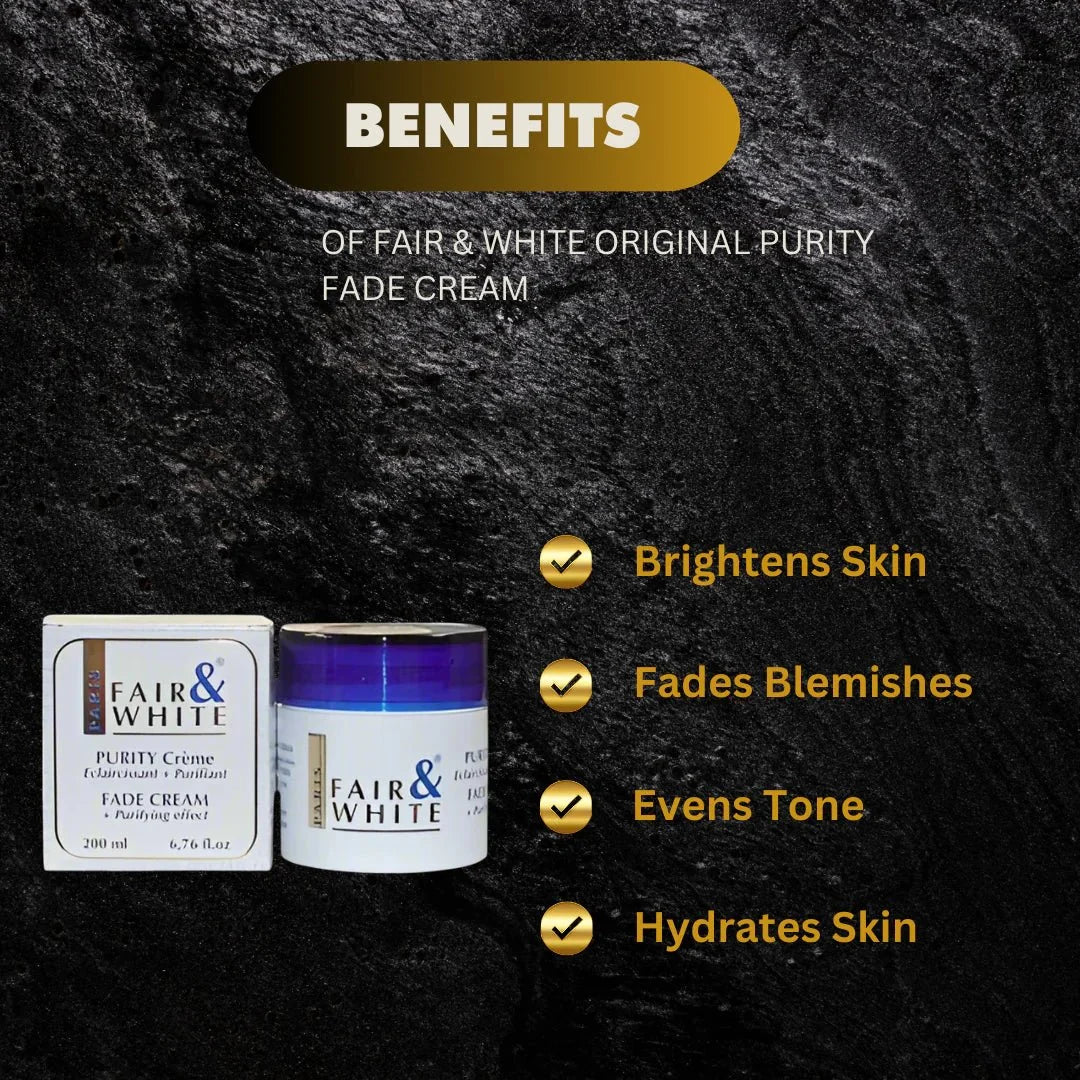 Fair & White Original Purity Cream 200ml - Bazarora
