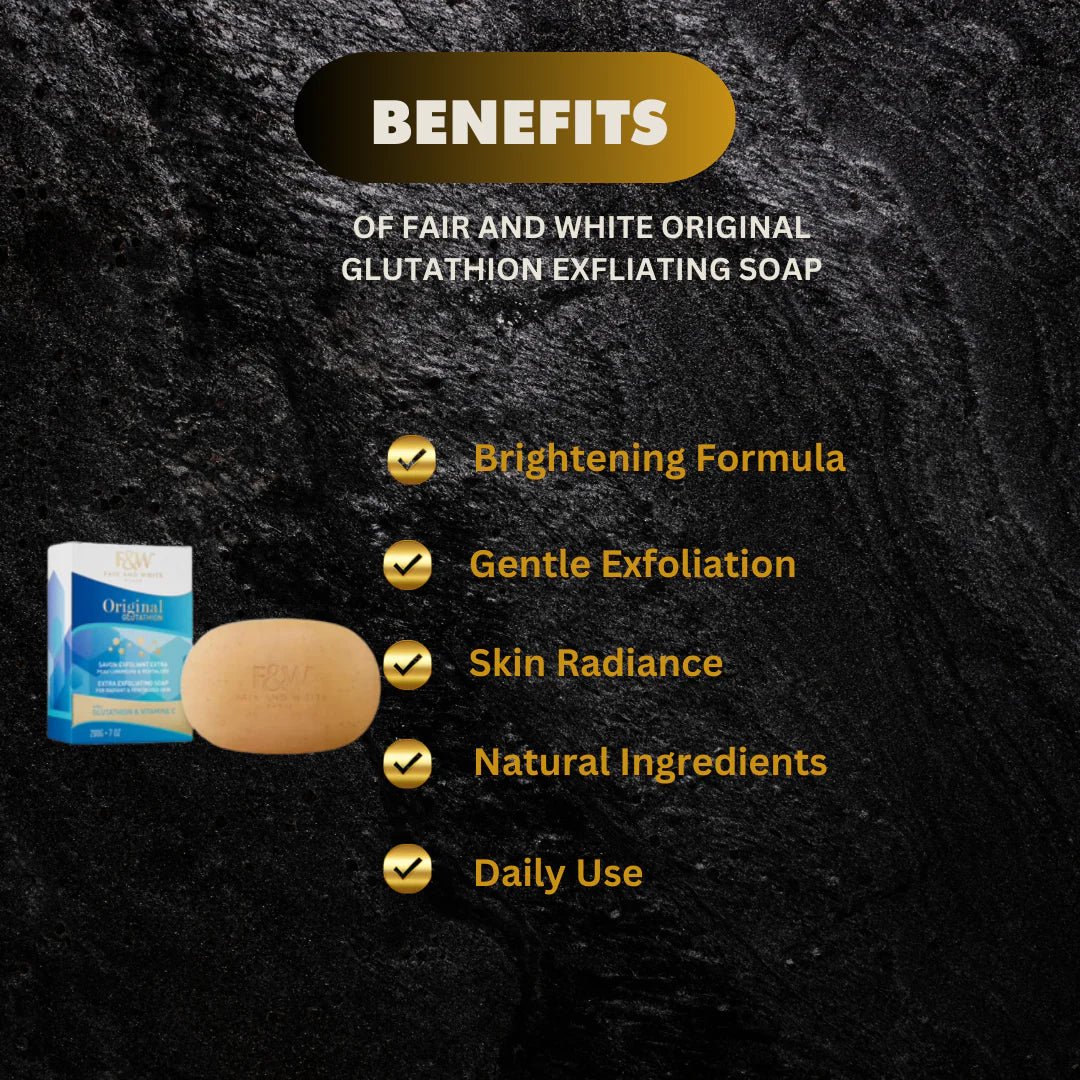 Fair & White Original Soap with Vitamin C 200 g - Bazarora