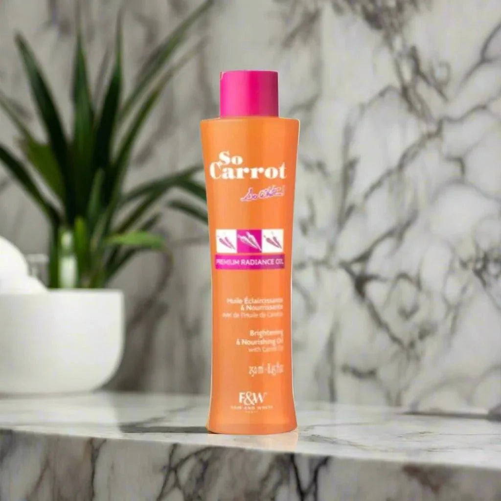 Fair & White So Carrot Nourishing Body Oil with Carrot Oil 8.45 oz - Bazarora