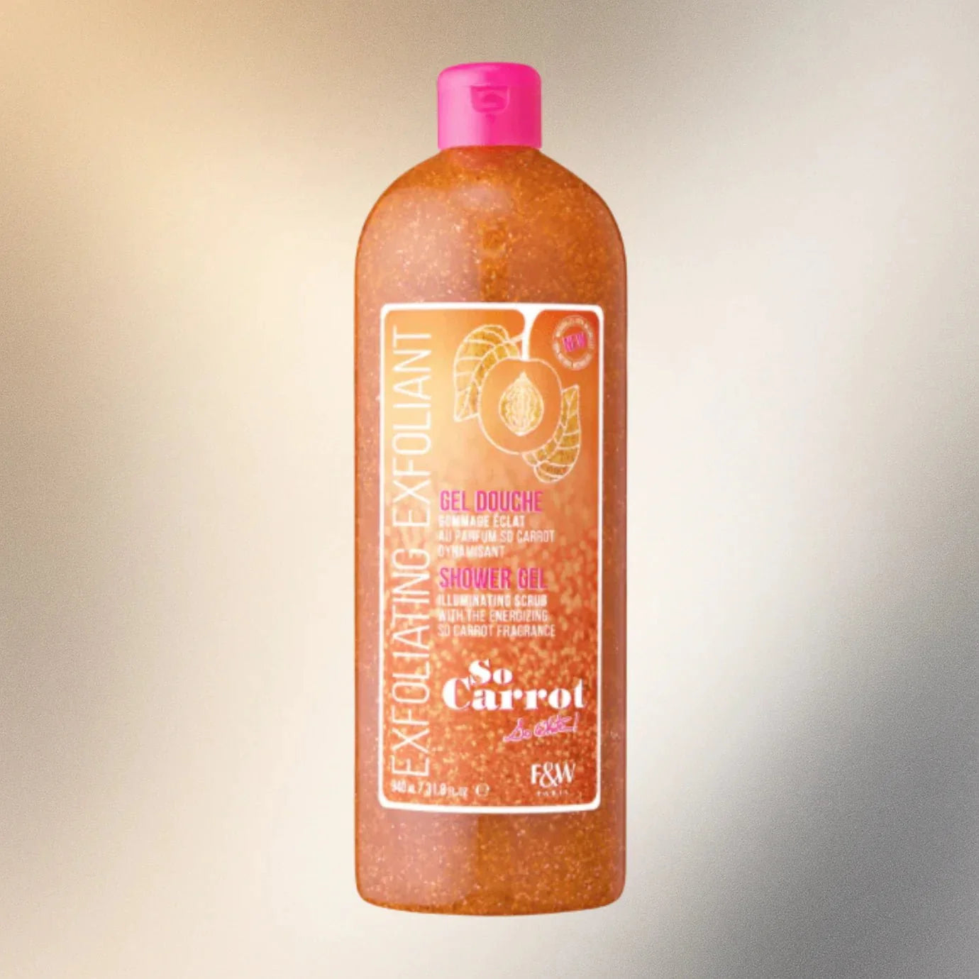 Fair & White So Carrot Shower Gel 940ml – Smoothing Body - Bazarora