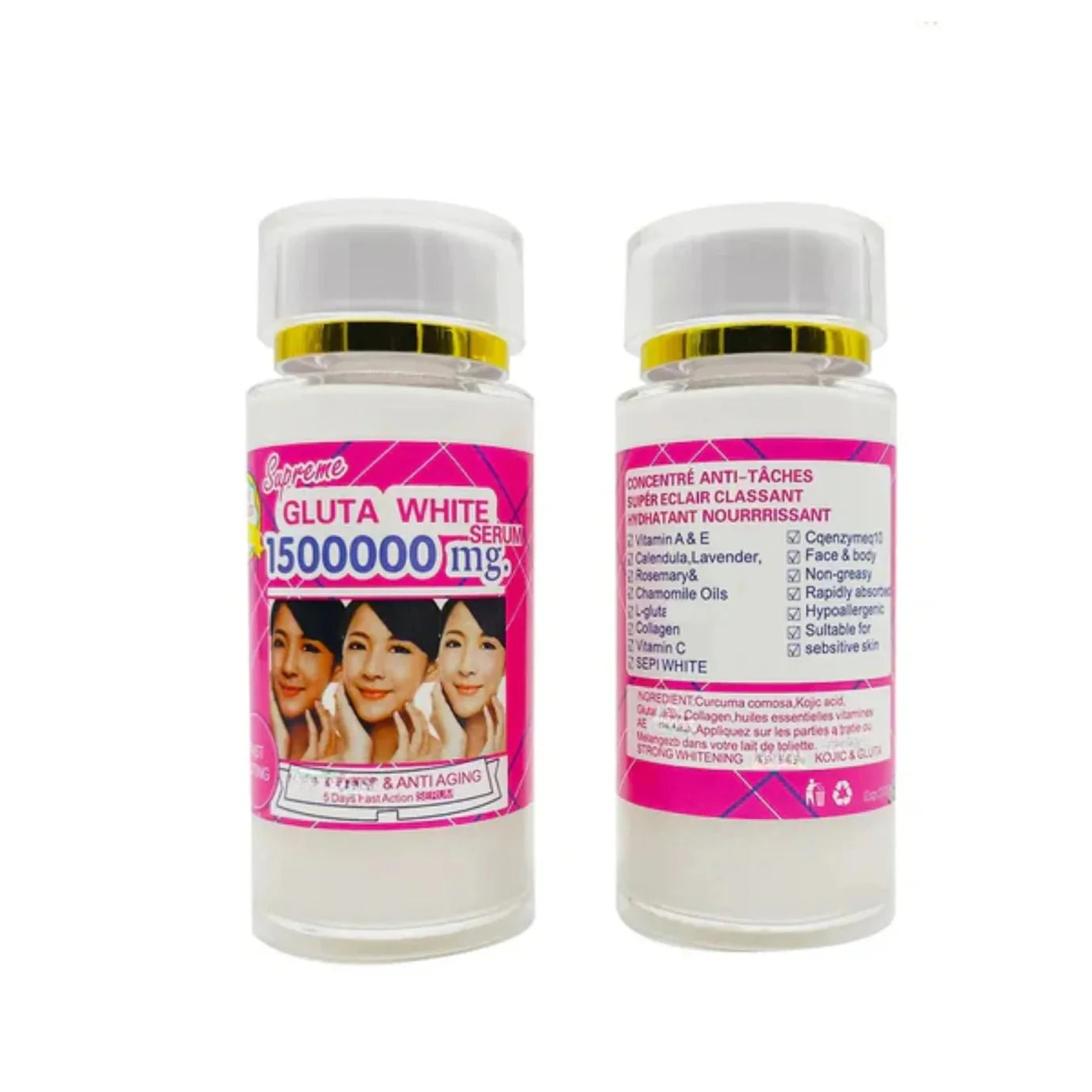 Gluta White Serum – Radiance & Smooth Finish Formula - Bazarora