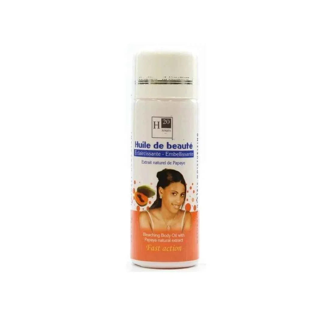 H20 Jours Natural Papaya Body Oil with Vitamin E 125 ml