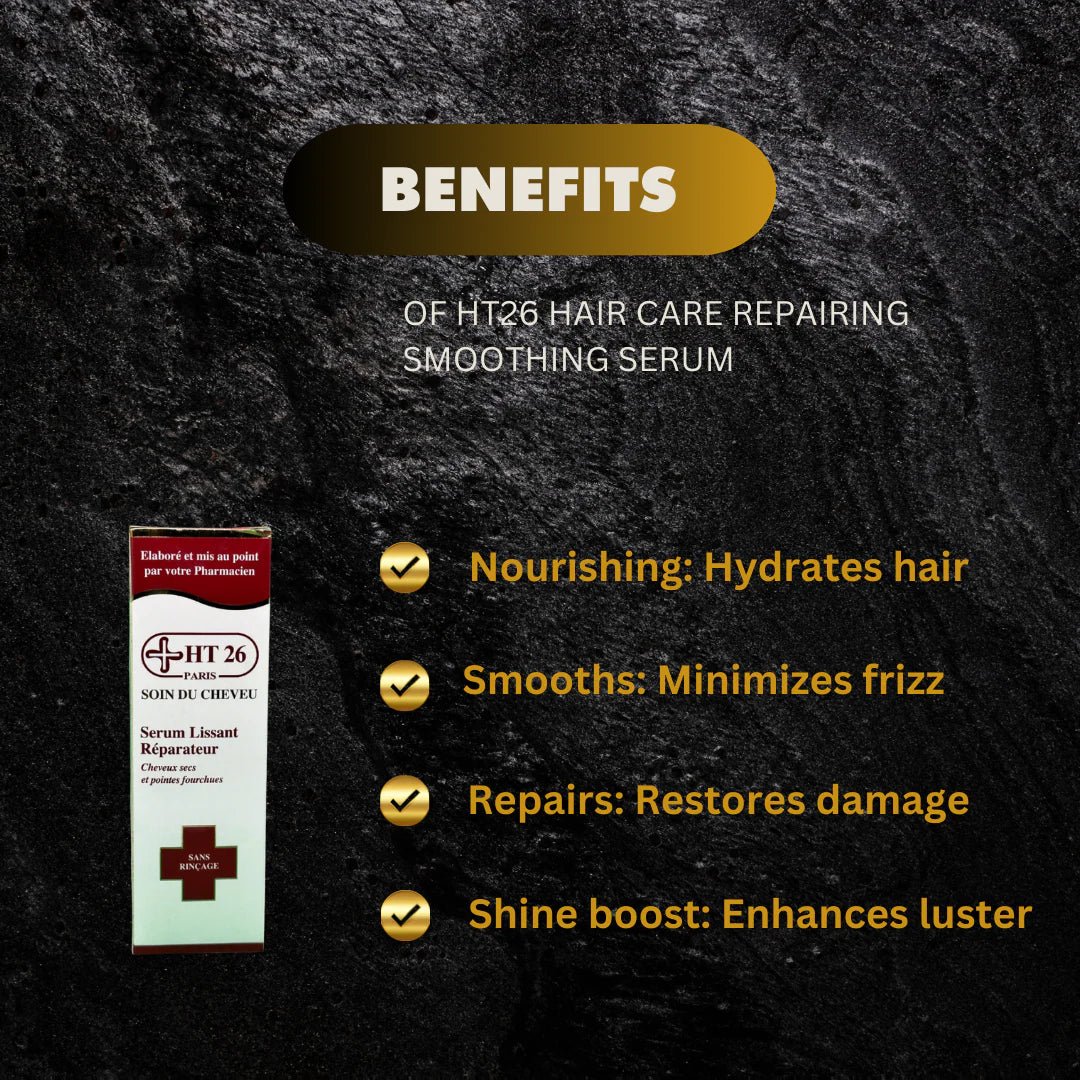 HT26 Hair Care Smoothing Serum 100ml – Soft & Silky Finish - Bazarora