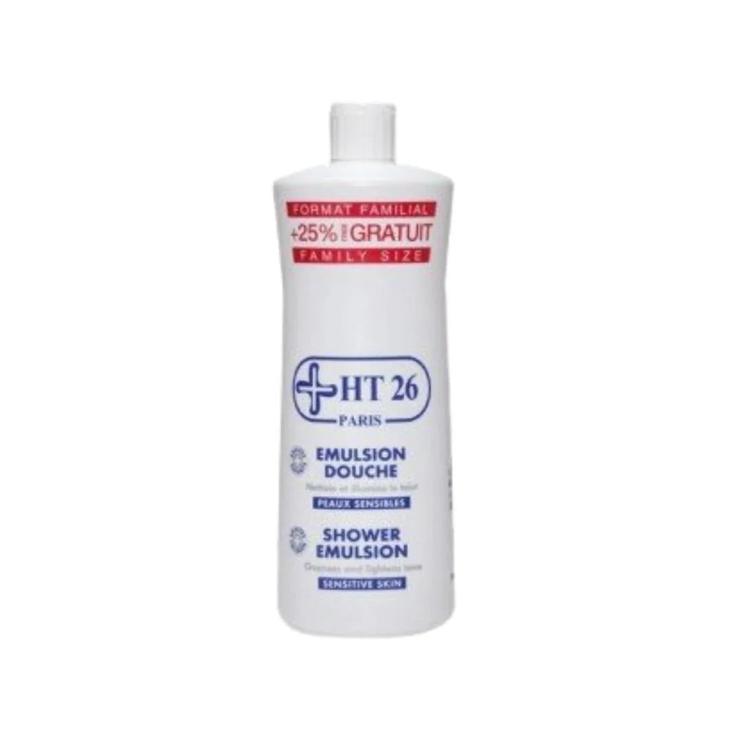 HT26 Paris Shower Emulsion 1000ml – Gentle Cleanser for Sensitive Skin - Bazarora