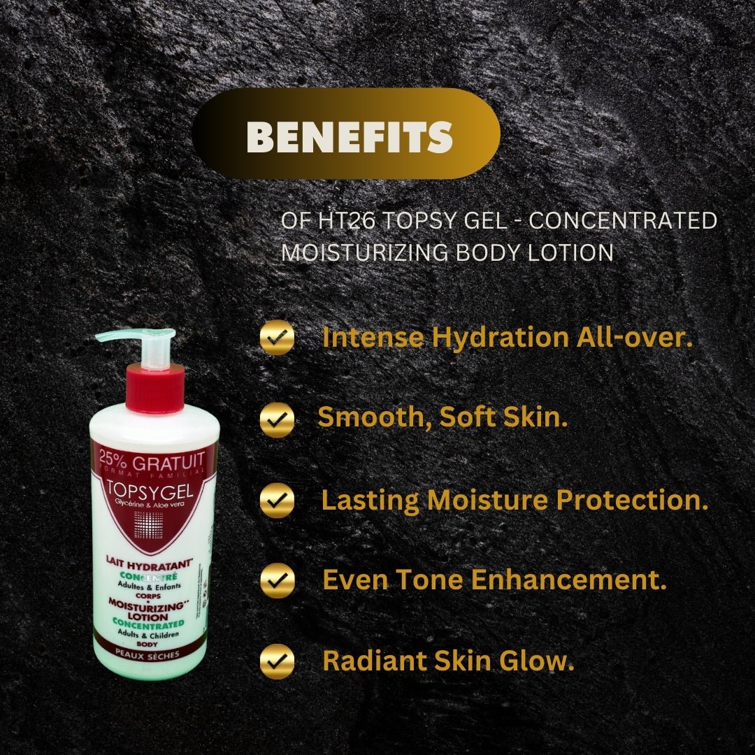 HT26 Topsy Gel Moisturizing Body Lotion 500 ml - Bazarora
