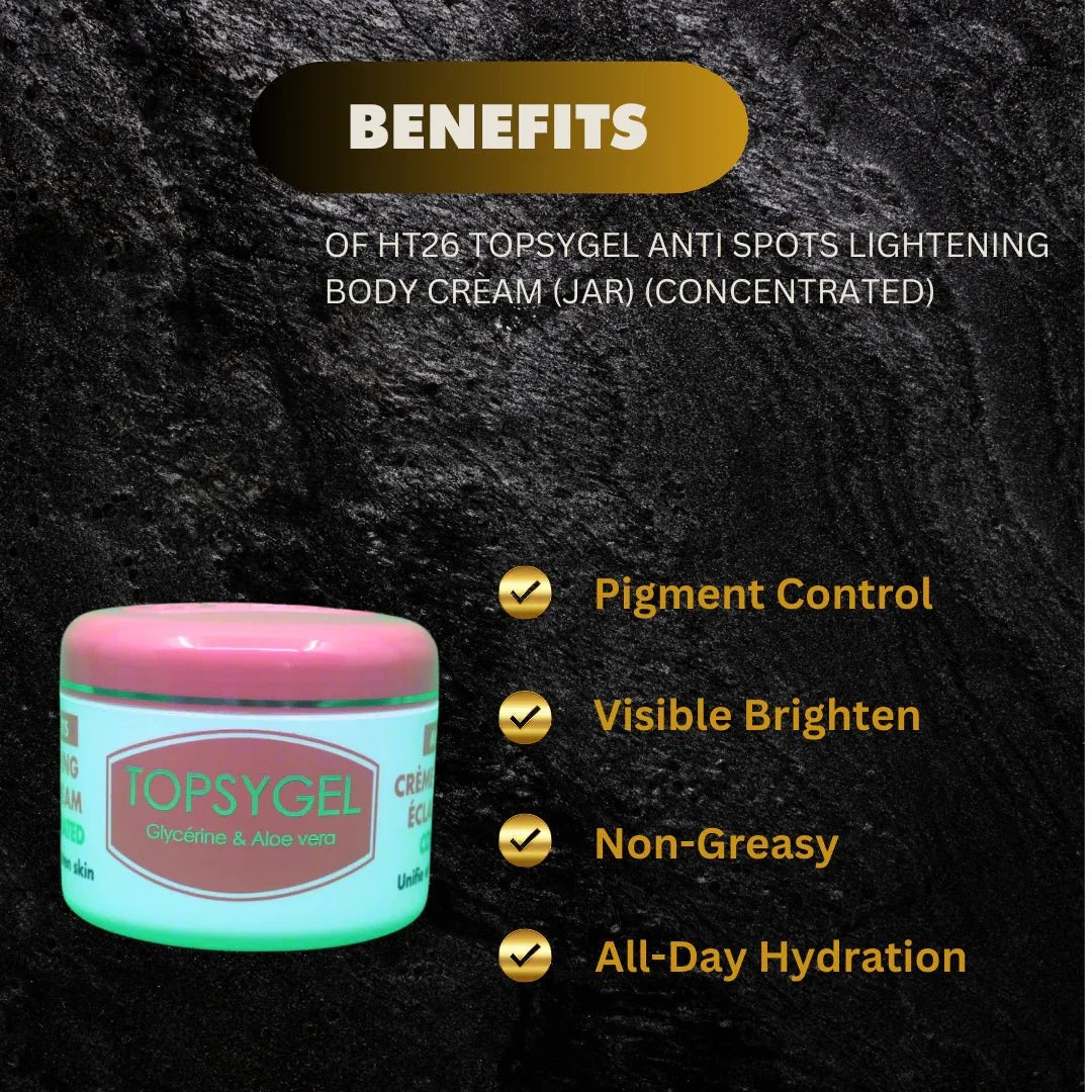 HT26 Topsygel Body Cream Concentrate 500 ml / 16.7 oz - Bazarora