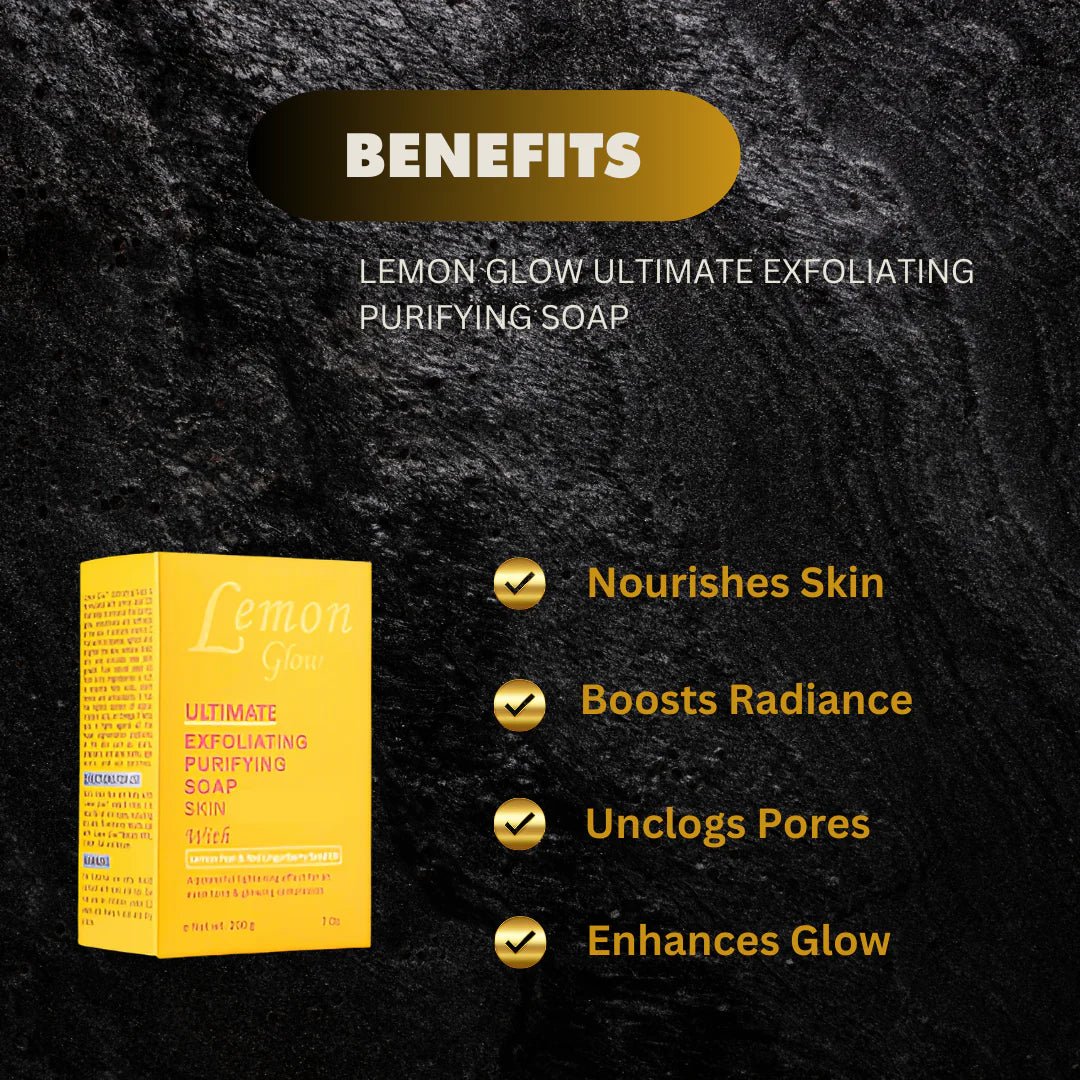 Lemon Glow Ultimate Purifying Soap 7 oz - Bazarora