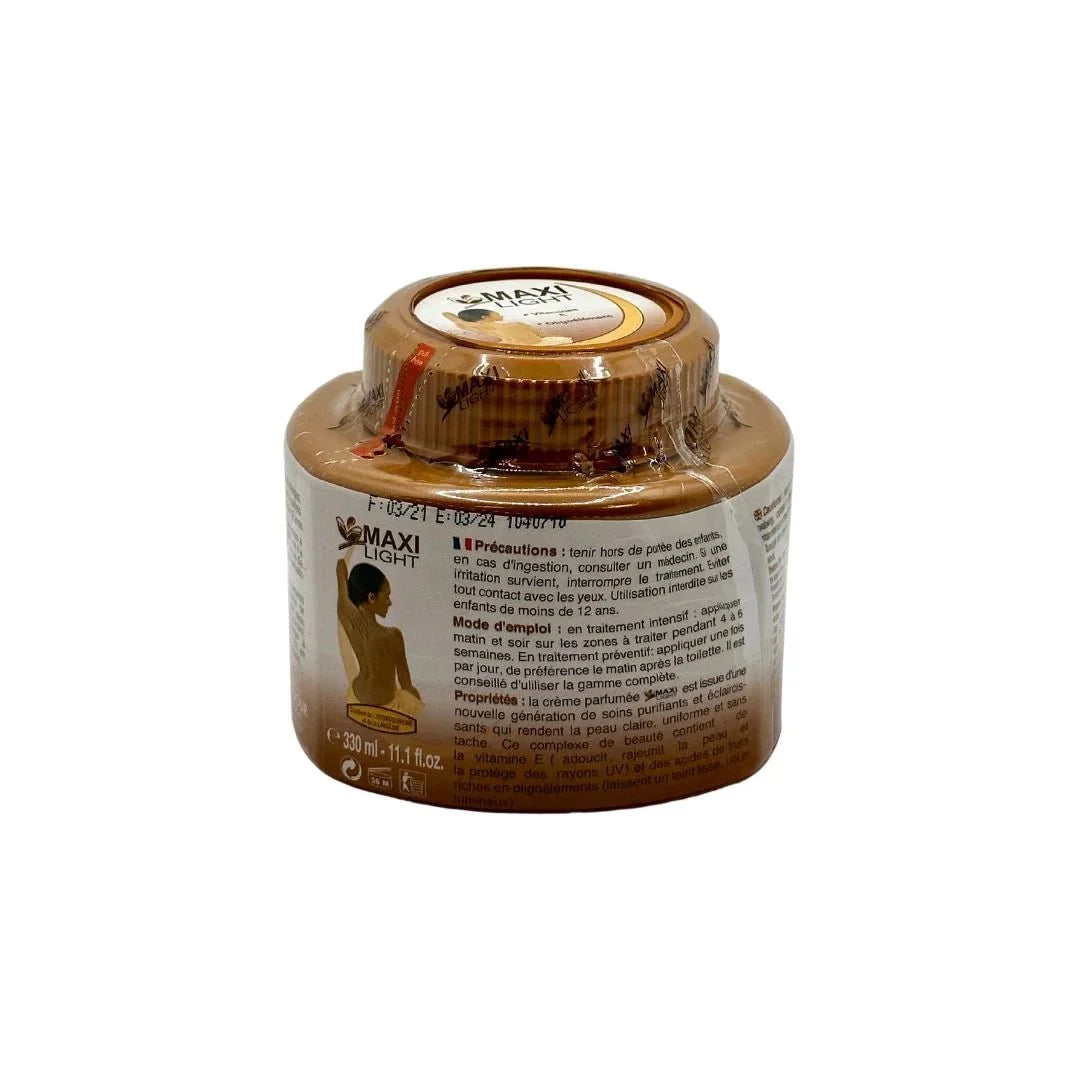 Maxi Light Purifying Body Cream Travel Size 11.1 oz - Bazarora