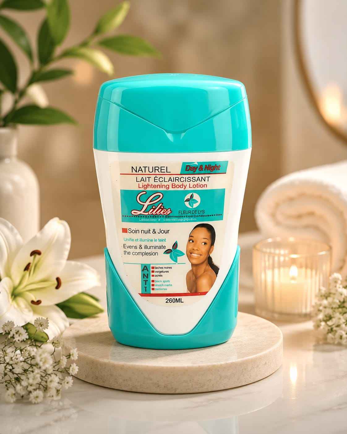 LILIES Fleur de Lys Body Lotion with Lily Flower Extract 500 ml