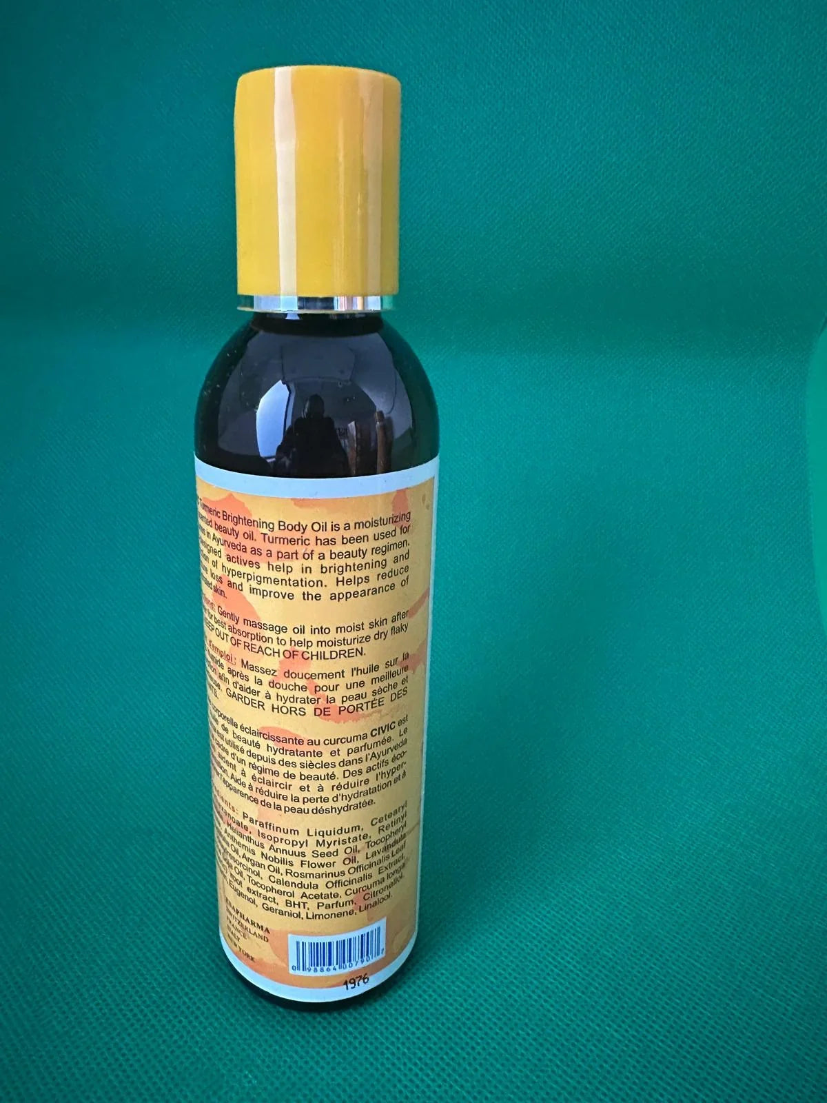 Civic Turmeric Body Oil – 180 ml
