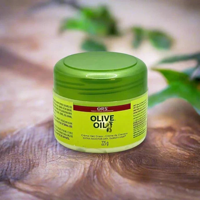 ORS Olive & Castor Oil Enriched Hair Cream 225g / 8oz - Bazarora