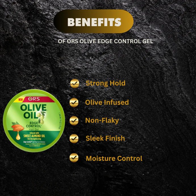 ORS Olive Edge Control Gel 2.25 oz Jar - Bazarora