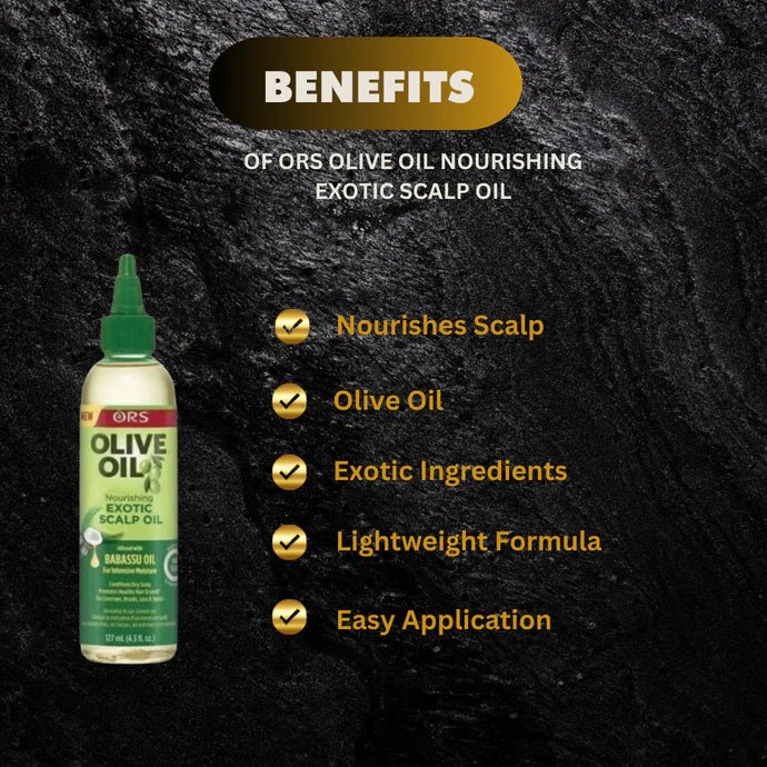 ORS Olive Oil Nourishing Exotic Scalp Oil 4.3 oz - Bazarora