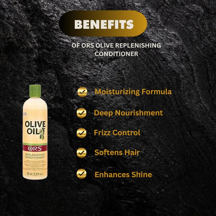 ORS Olive Replenishing Conditioner 12.25 oz - Bazarora